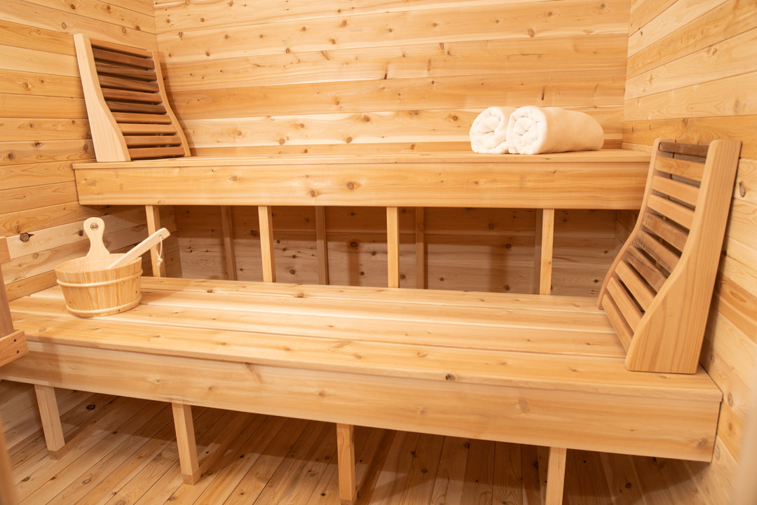 Dundalk Leisurecraft CT Luna Outdoor Sauna | Eastern White Cedar