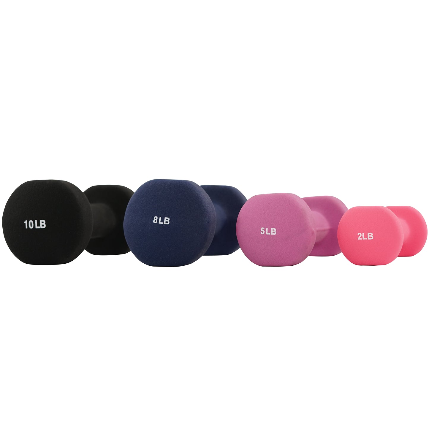 Sunny Health & Fitness Neoprene Dumbbell - 2lb (PAIR)