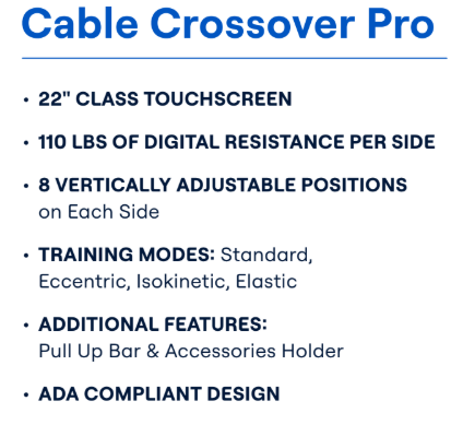 Echelon Cable Crossover Pro - Luxury Home Fitness