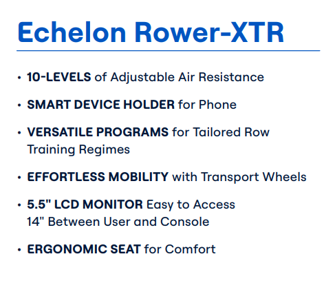 Echelon Air Rower Pro - Luxury Home Fitness