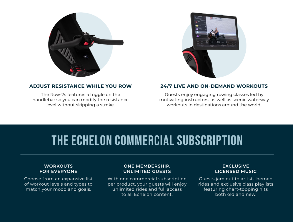 Echelon Row-7s - Luxury Home Fitness